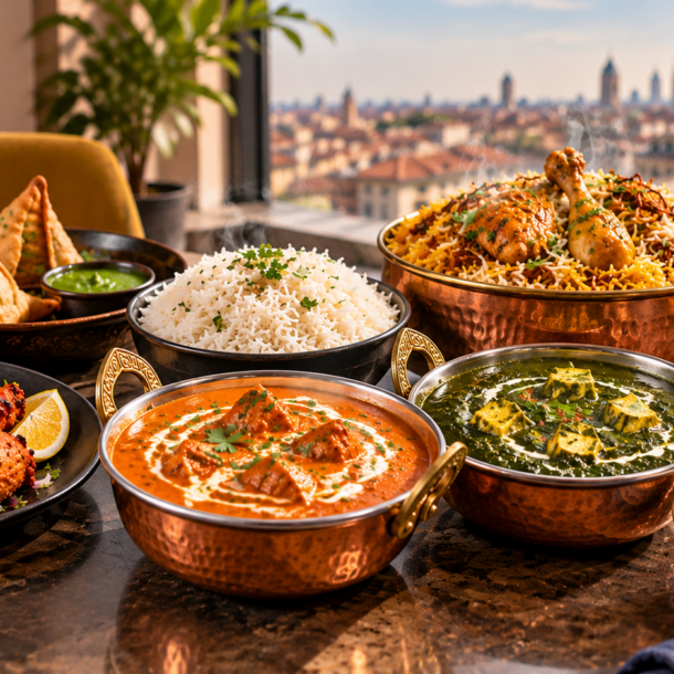 Indian food delivery Milan